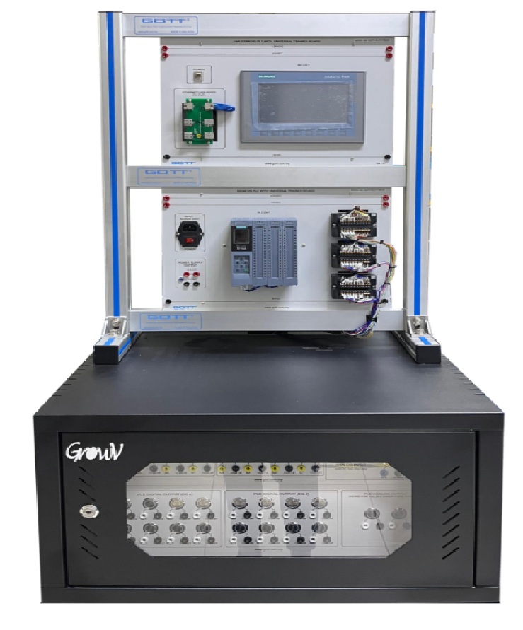 4. SIEMENS PLC WITH UNIVERSAL TRAINER BOARD